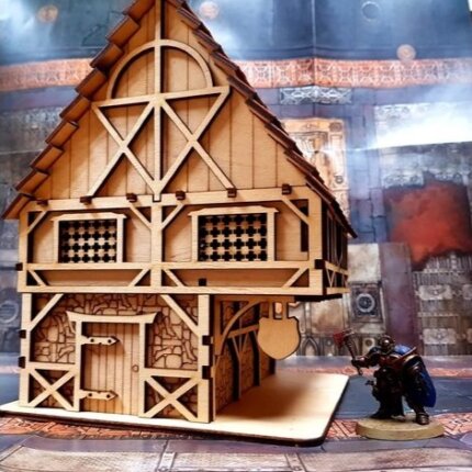 Ahşap Ortaçağ Evi 3D Yapboz