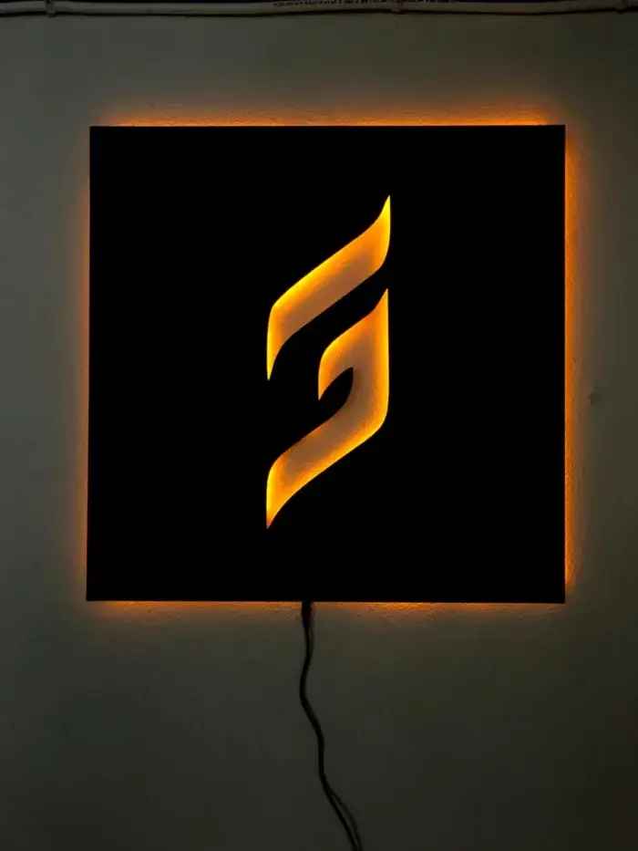Kişiye veya Firmaya Özel Logo Işıklı Tablo