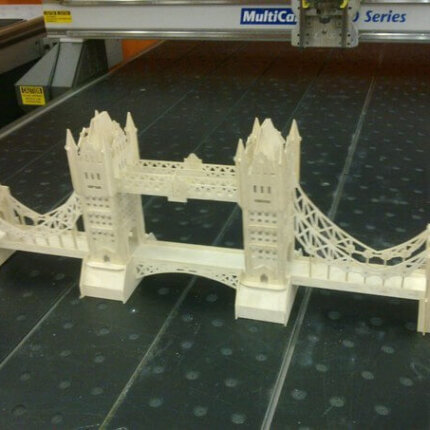 Kule Köprüsü 3D Londra Köprüsü Ahşap