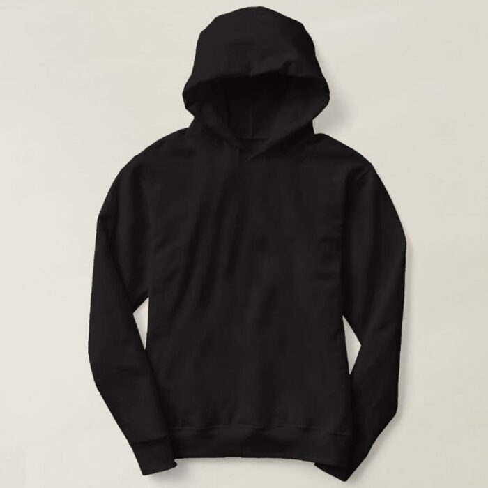kapsonlu siyah sweatshirt 34104 52 B