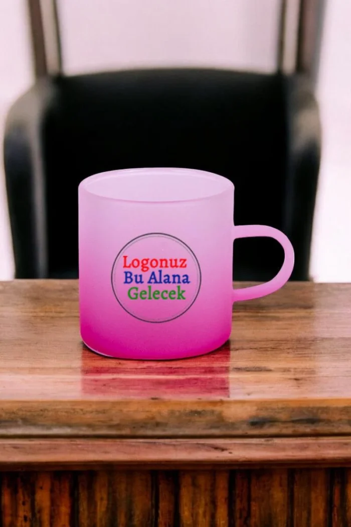 logo baskili pembe renk promosyon buzl 83 b27