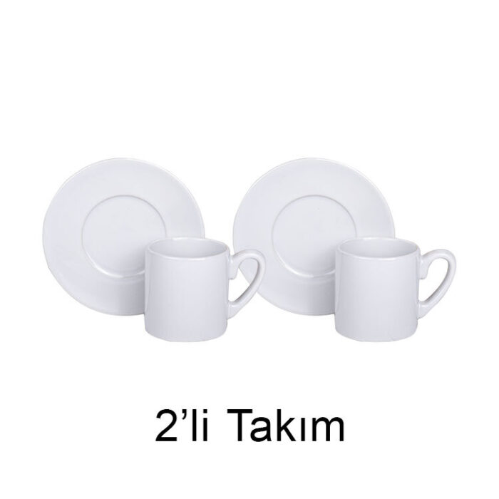 sublimasyon beyaz porselen turk kahvesi fincani 2li set 37951 63 B