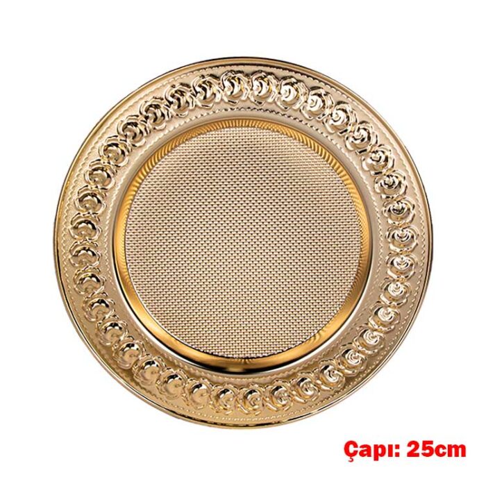 sublimasyon gul desen metal tabak 33129 29 B