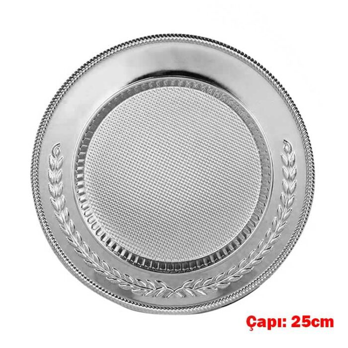 sublimasyon metal gumus plaket tabak 25cm 35619 60 B