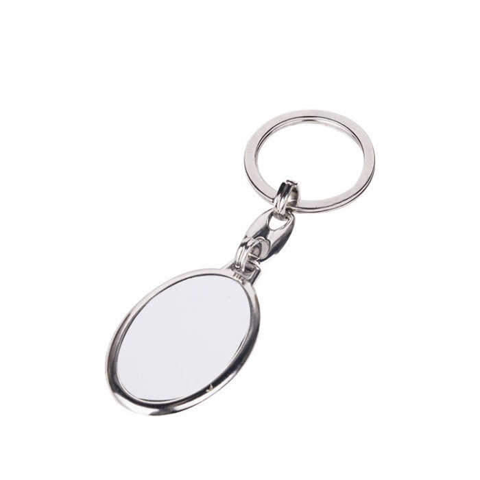 sublimasyon oval tek tarafli metal anahtarlik 2li paket 37246 62 B