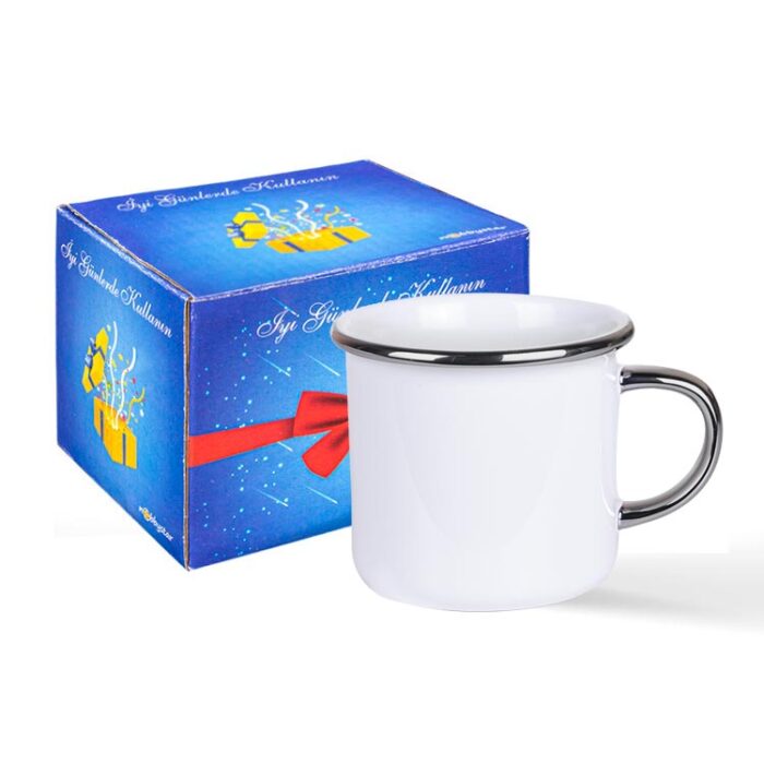 sublimasyon porselen gumus yaldizli enamel kupa bardak kutulu 35064 60 B