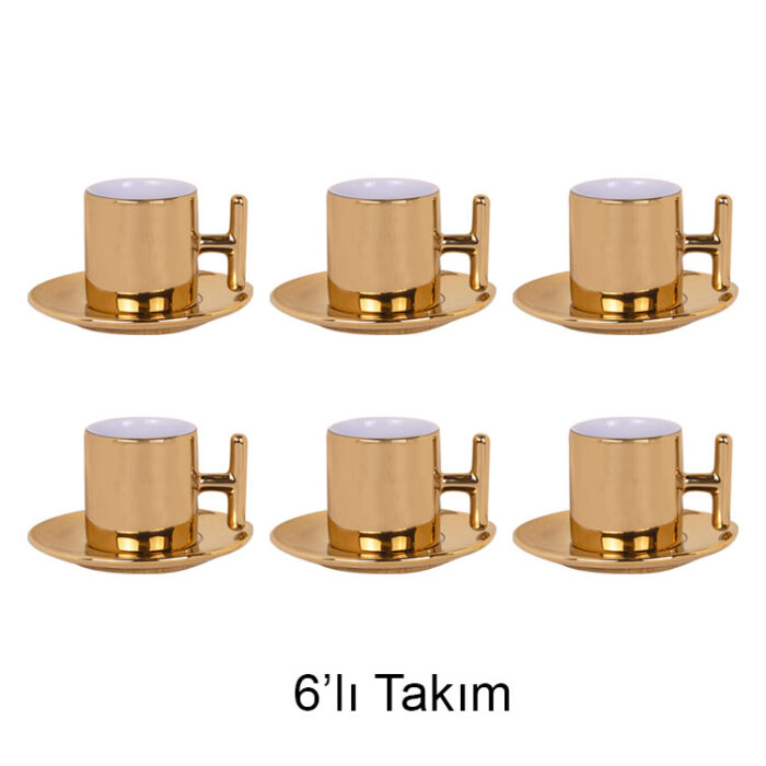 sublimasyon t kulplu turk kahvesi fincan takimi 6li aynali gold takim 37606 63 B
