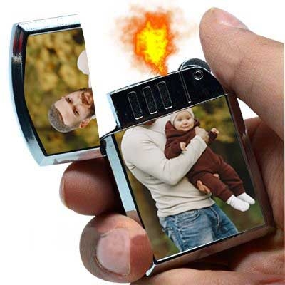 Tek Taraflı Zippo Görünümlü Çakmak