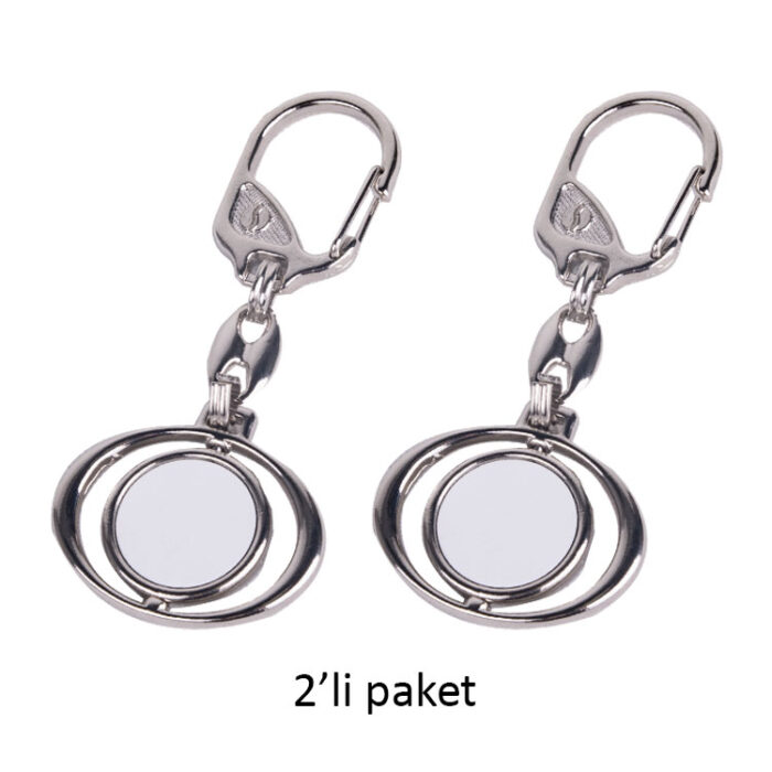 sublimasyon vivaldi cift tarafli metal anahtarlik 2li paket 37264 62 B