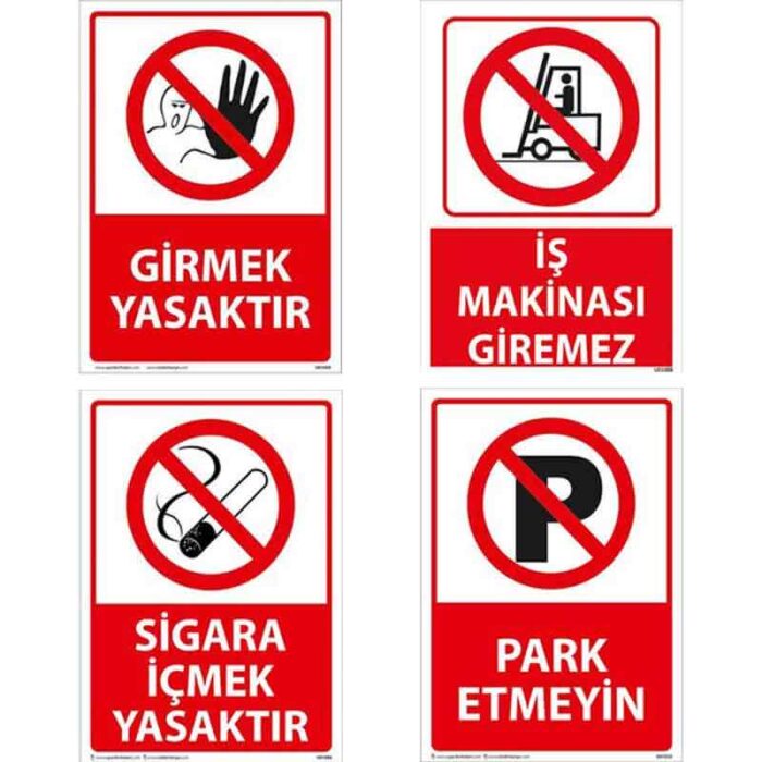 uyari levhalari liste