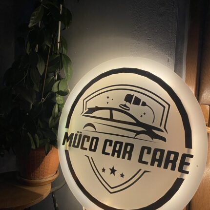 logo tasarımlı led tabela